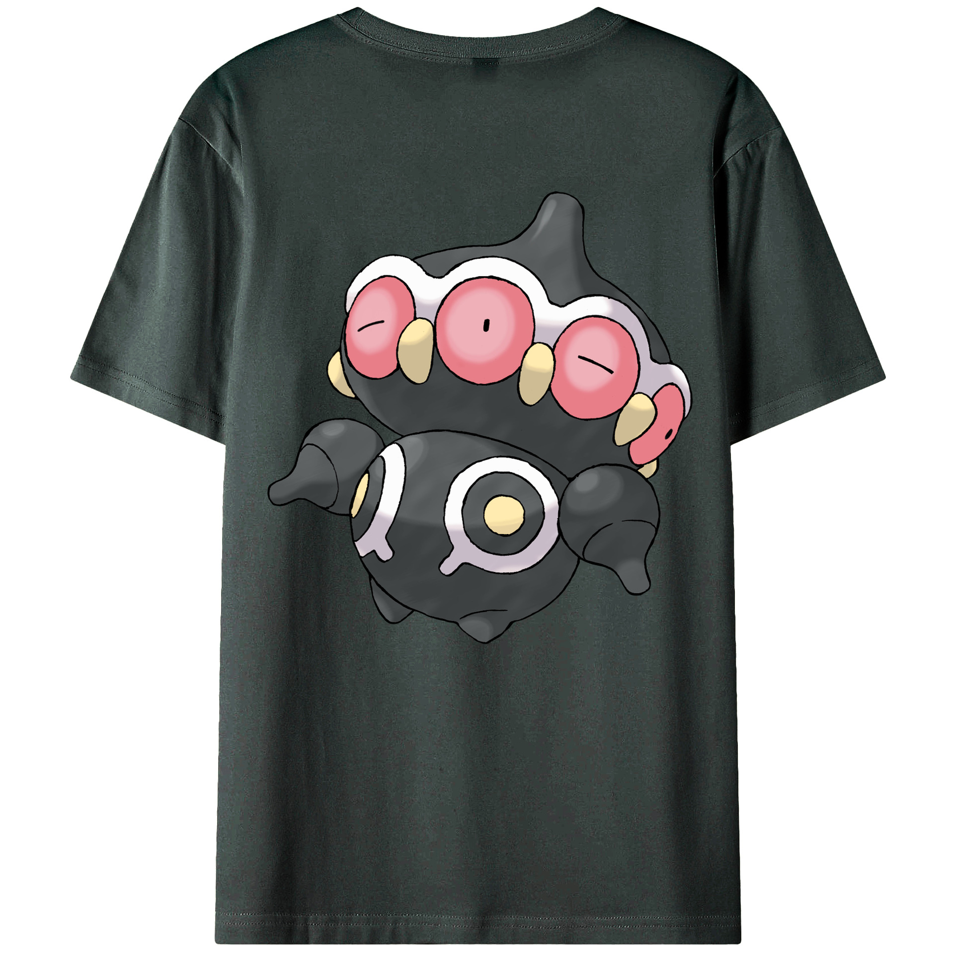 （画像用） ポケットモンスター Pokémon 綿100％ メンズ半袖Tシャツ（バックプリント） 通気性